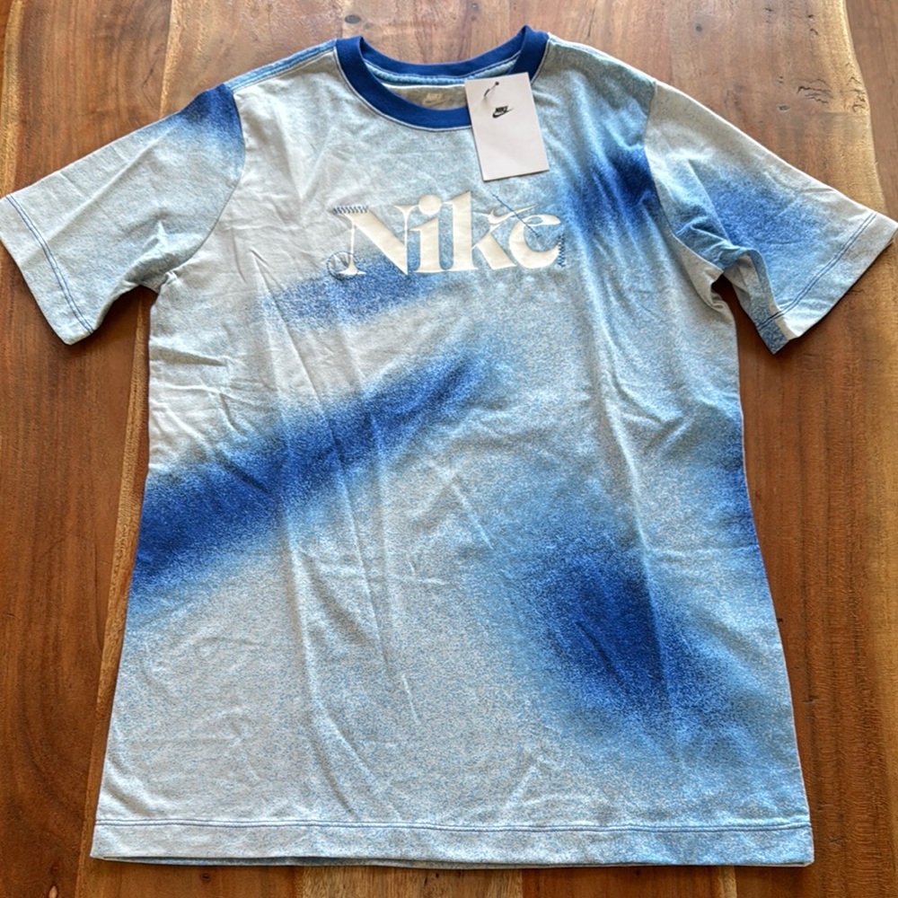 Nike Blue Tie-Dye T-Shirt